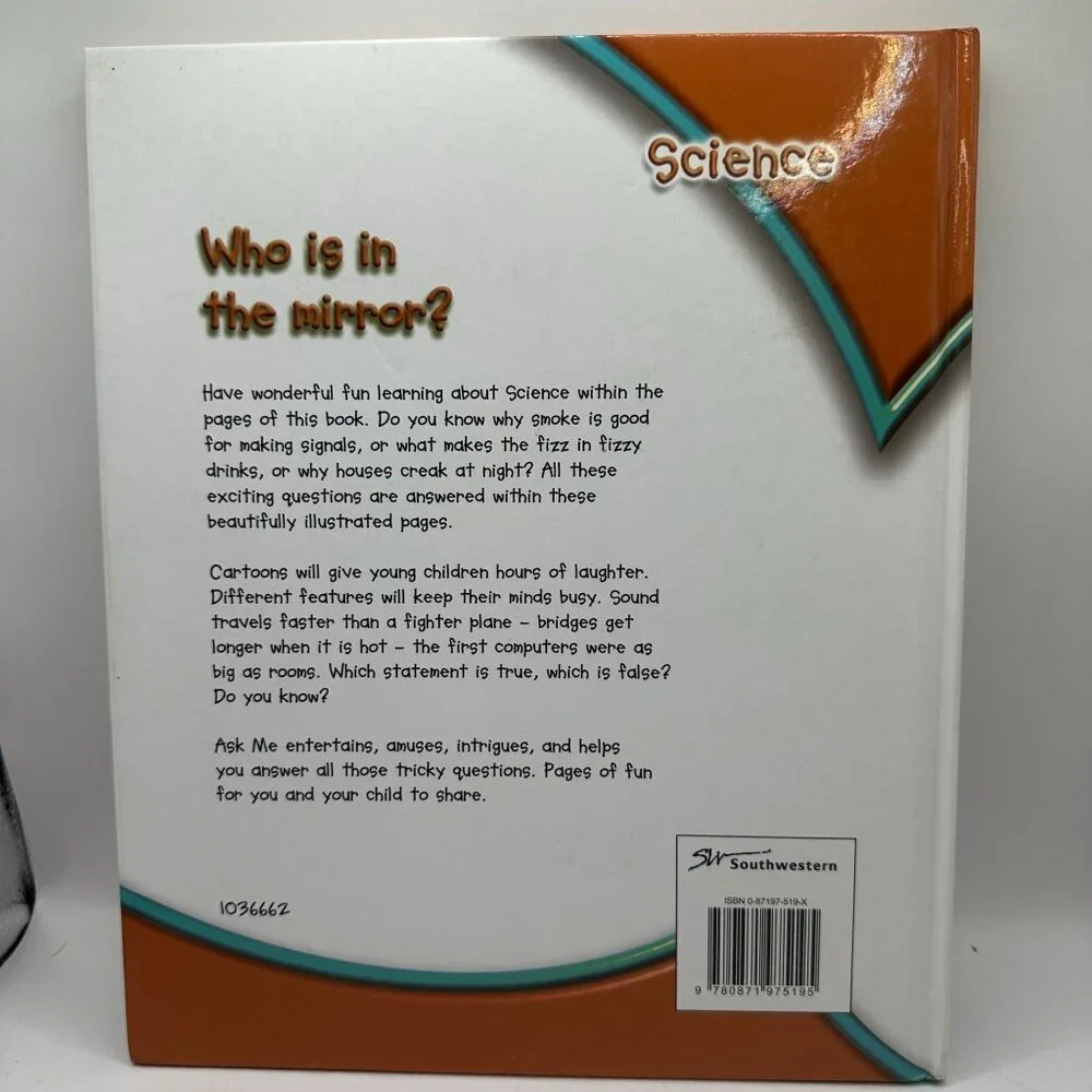 Who Is In The Mirror? Hardcover Childrens Science Book